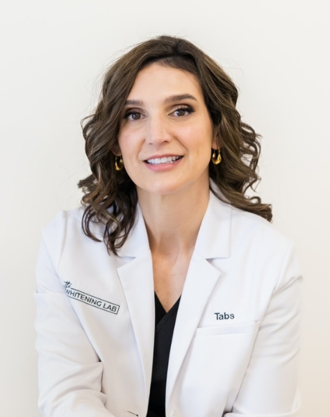 Tabatha, founder of The Whitening Lab, Maine's dedicated teeth whitening studio
